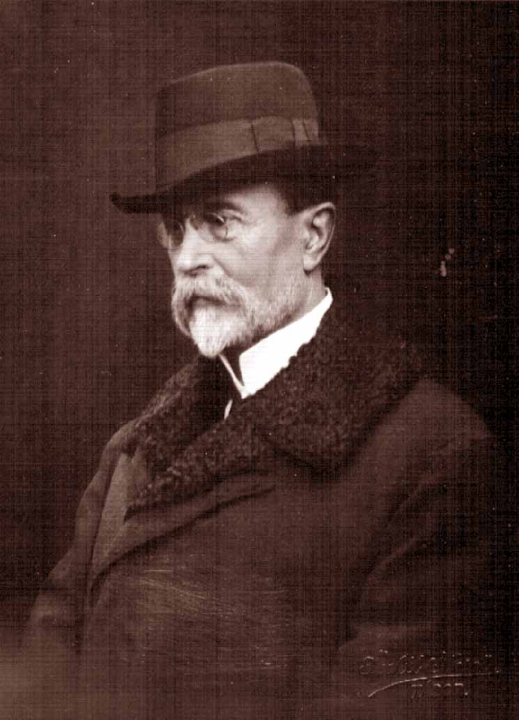T. G. Masarik p�i cest� p�es T�bor