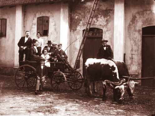 Group with musician Oskar Nedbal